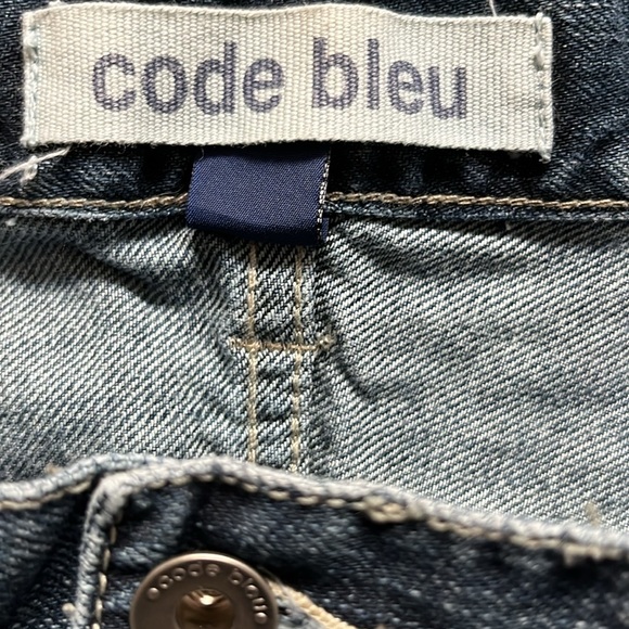 Code Bleu Denim Jeans Size 34 Relaxed Fit Straight Leg - Picture 2 of 10